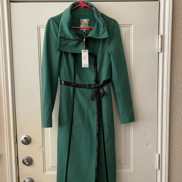 Tracy Reese Jackets & Blazers - NWT Tracy Reese NY Deep Jade Coat